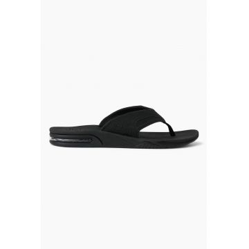 Papuci flip-flop din material textil Fanning - Negru