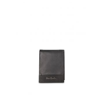 Portofel de piele Veridia Prime - Negru