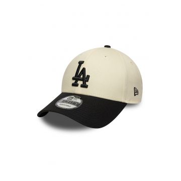 Sapca baseball cu aspect colorblock 9Forty LA Dodgers - Negru/Bej deschis