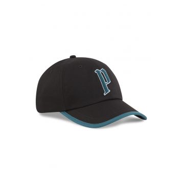 Sapca baseball PLAY.PARIS. Retro - Negru/Turcoaz