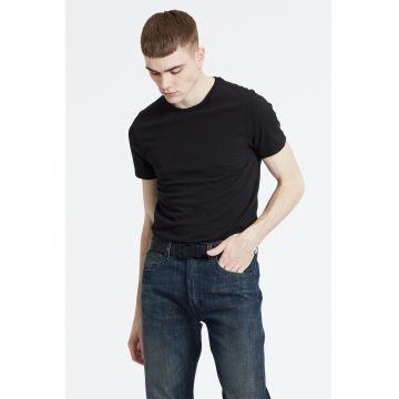 Set de tricouri slim fit de bumbac - 2 piese - Negru