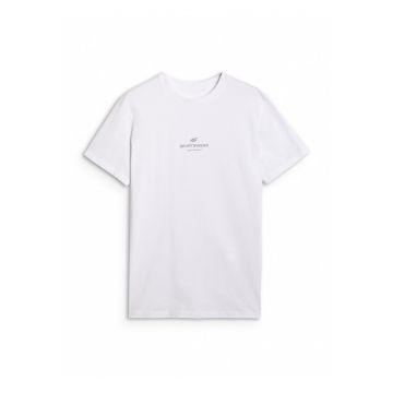 Tricou bărbați  alb - bumbac 100% - regular fit - mărime - Alb