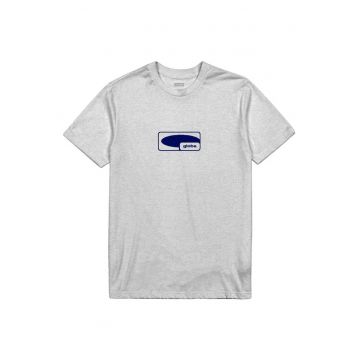 Tricou cu decolteu la baza gatului si imprimeu logo
