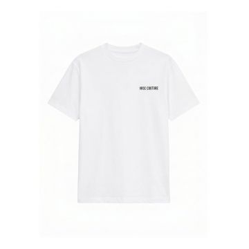 Tricou cu imprimeu logo Ebonite - Alb