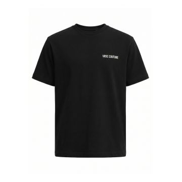 Tricou cu imprimeu logo Ebonite - Negru