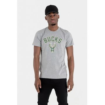 Tricou cu imprimeu logo - Gri melange