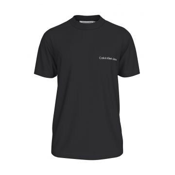 Tricou cu imprimeu logo - Negru