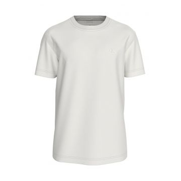 Tricou de bumbac cu imprimeu logo - Alb