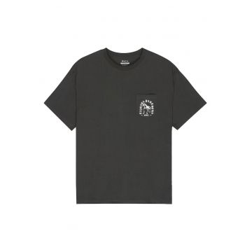 Tricou din bumbac organic cu imprimeu text si grafic