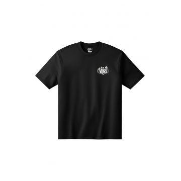 Tricou din bumbac Show Off - Negru/Gri deschis