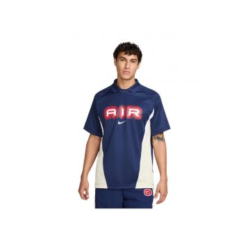 Tricou polo  Sportswear Air - confortabil - albastru - poliester