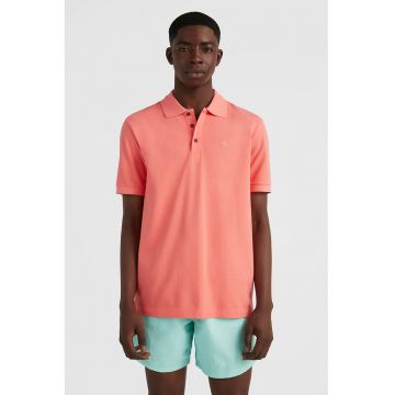 Tricou polo Triple Stack - Coral