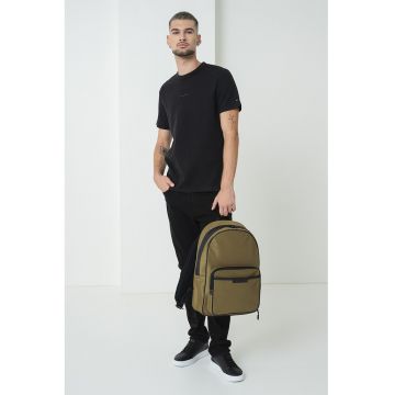 Tricou slim fit de bumbac - Negru