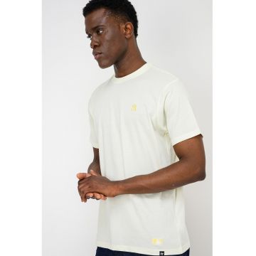 ’47 - Tricou cu broderie logo discreta Neyyan Base Runner - Galben pal