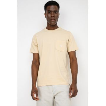 ’47 - Tricou cu buzunar aplicat Neyyan Micro - Bej