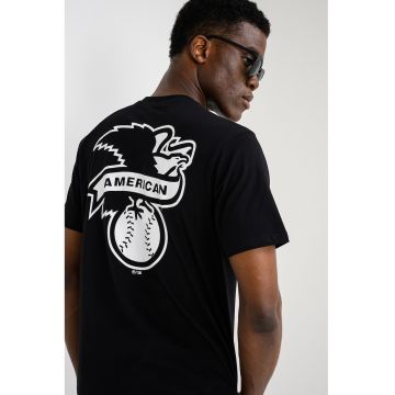 ’47 - Tricou cu imprimeu grafic Neyyan Backer - Negru