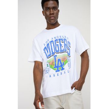 ’47 - Tricou cu imprimeu Losdod Field General - Alb/Albastru