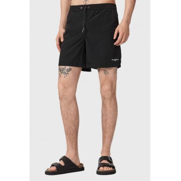 Pantaloni scurti de baie din bumbac organic Mikro - Negru carbon