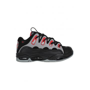 Pantofi sport cu sireturi si aspect masiv