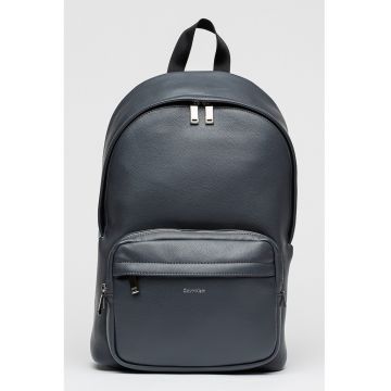 Rucsac rotund cu logo discret Raised - Bleumarin