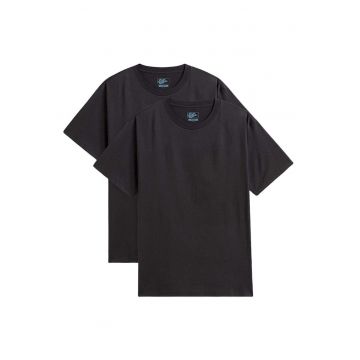 Set de tricouri cu model uni - 2 piese