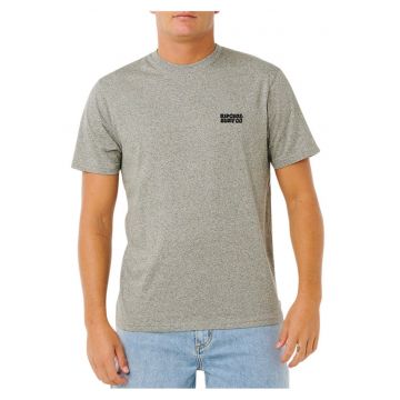 Tricou barbati -  Easy Embroid - gri - bumbac