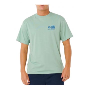 Tricou barbati -  PACIFIC RINSE GLASS OFF TEE - culoare aloe - material original