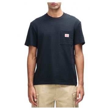 Tricou barbati -  Parts & Service - maneca scurta - negru - bumbac si poliester