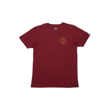 Tricou barbati -  Tippet - burgundy - bumbac