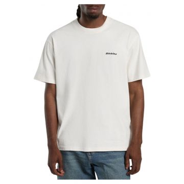 Tricou casual cu logo mic - Bej