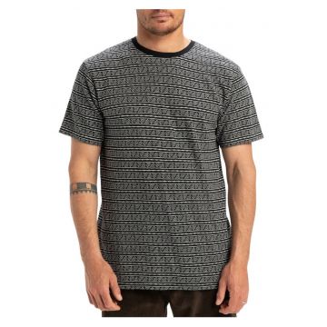 Tricou confortabil - Alb/Negru