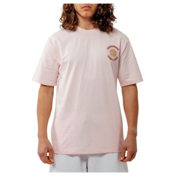 Tricou cu croiala lejera si imprimeu pe partea din spate Wake 'N Bake