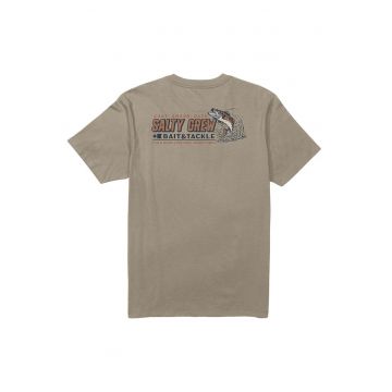Tricou cu decolteu la baza gatlui si imprimeu pe partea din spate