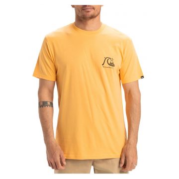 Tricou cu decolteu la baza gatului si imprimeu pe spate