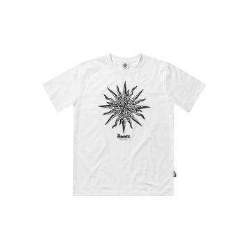 Tricou cu imprimeu grafic din bumbac