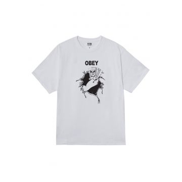 Tricou cu imprimeu grafic si text