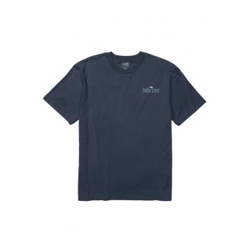 Tricou cu imprimeu grafic supradimensionat pe partea din spate