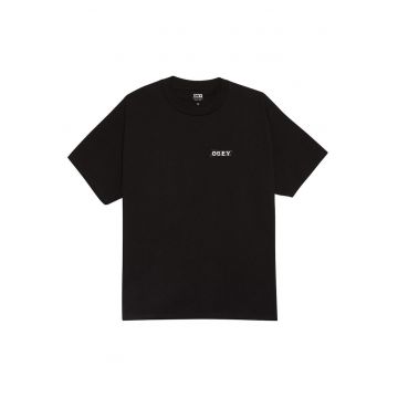 Tricou cu imprimeu logo la spate Scribble