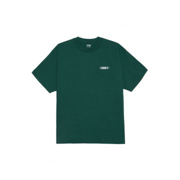 Tricou cu imprimeu text la spate Global Impact