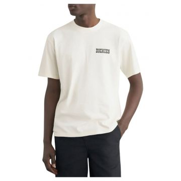 tricou cu logo spate - Bej