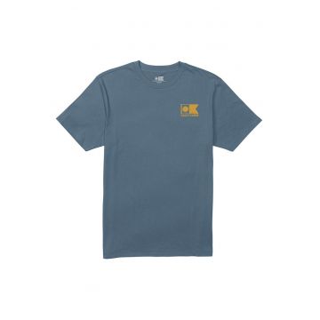 Tricou cu maneci scurte - imprimeu grafic pe partea din spate si decolteu la baza gatului