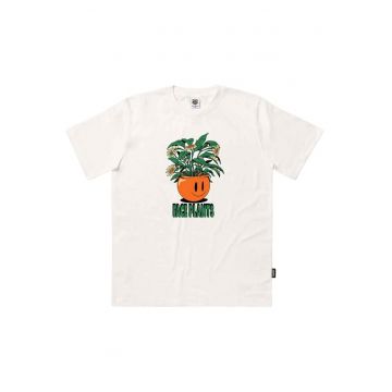 Tricou cu o imprimeu cu planta