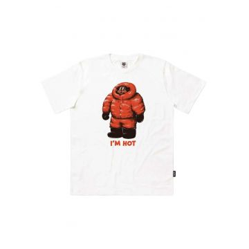 Tricou de bumbac organic cu imprimeu grafic
