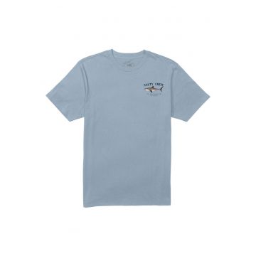 Tricou din bumbac cu decolteu rotund si maneci scurte
