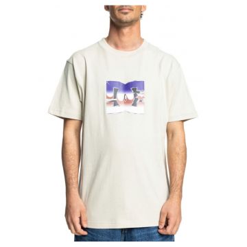 Tricou din bumbac cu imprimeu - Crem