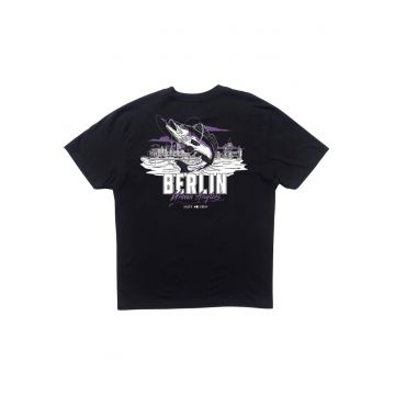 Tricou din bumbac cu imprimeu grafic cu peste