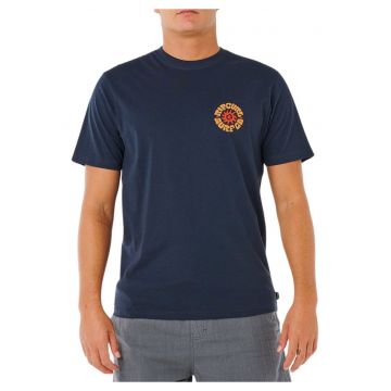 Tricou din bumbac cu imprimeu logo contrastant