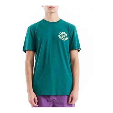 Tricou din bumbac cu logo masiv pe spate
