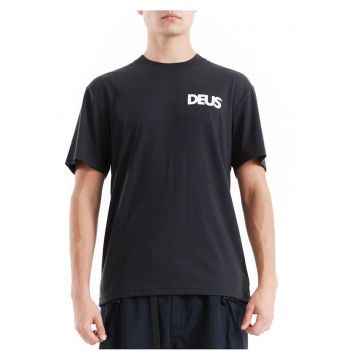 Tricou din bumbac cu logo-uri frontale