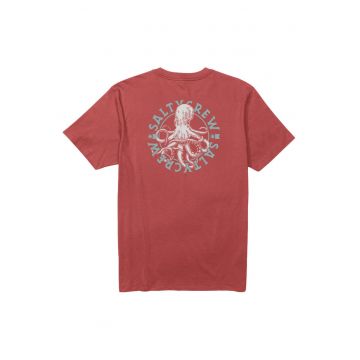 Tricou din bumbac cu model grafic cu caracatita